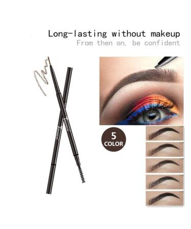 1.5mm Ultra-Fine Automatic Eyebrow Pencil - Durable, Sweat-Proof, Long-Lasting Makeup (01Black) - Buy Online on GoSupps.com