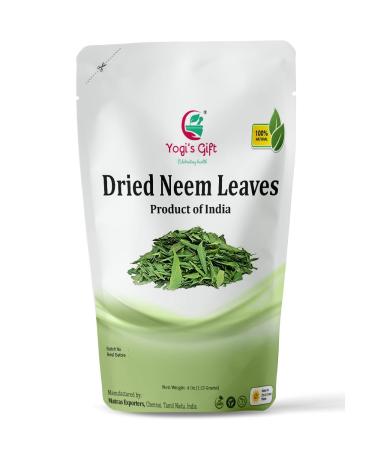 Yogi s Gift | Organic Dried Neem leaves 4 oz | 100% Natural detox tea (approx 1800 Whole Leaves) | Product of India | Azadirachta Indica Leaf | Margosa leaves | Non-GMO Gluten free | Nim Tree