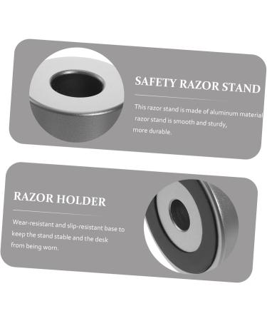 Popetpop 2st Razor Base & Bathroom Accessories | Braided Headband Aluminum Holder Men's Grooming Essentials - Buy Online on GoSupps.com