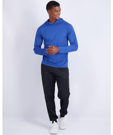 3 Pack Men's Mesh Long Sleeve Athletic Pullover Hoodie Sweatshirt with Kangaroo Pocket - Fishing UPF 50+ (Big & Tall) 3XL Set - Buy Online on GoSupps.com