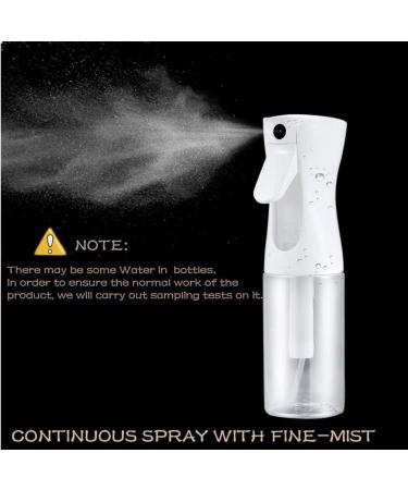 Uervoton 160ml Ultra Fine Continuous Spray Bottle Transparent Water Spray for Hairdressers | Manure & Hair Tool Essential - Buy Online on GoSupps.com