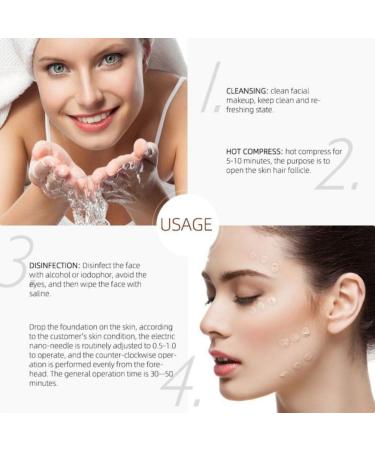 Allbestaye Liquid Foundation for Microneedling System Waterproof Semi Permanent Water Repellent Concealer Makeup Kit - Buy Online on GoSupps.com