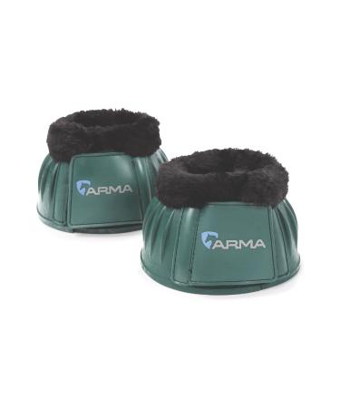 Shires ARMA Touch Close Bell Boots Green and Black Coat XFull