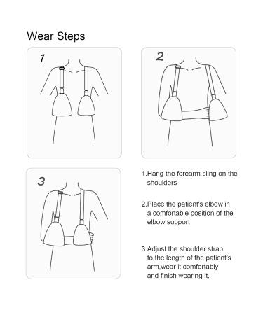 Triangle Arm Sling - Medical Shoulder Immobilizer for Rotator Cuff Wrist Elbow & Forearm Support | Lightweight & Padded for Broken Arms - Buy Online on GoSupps.com