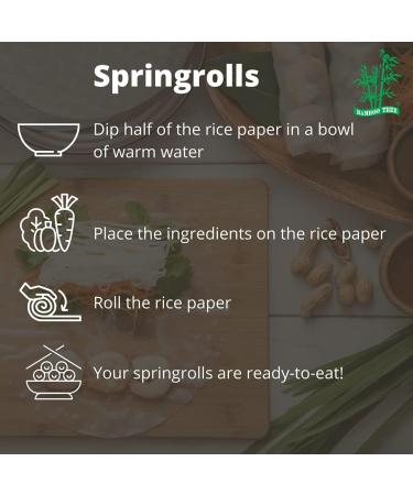 Bamboo Tree Rice Paper 31 cm - 340 g (Spring Roll Wrappers) - Buy Online on GoSupps.com