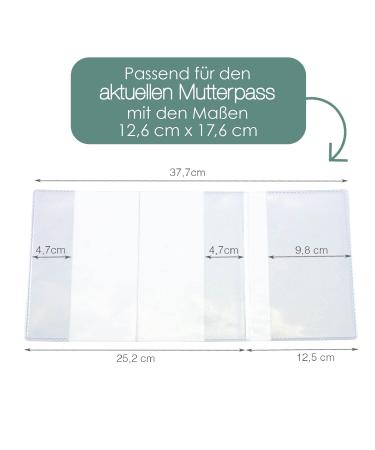 Cozy Raccoon 3-Part Mother s Passport | High-Quality Shell for German Mother Pass | Flower Party Design | Perfect Gift for New Moms in Germany - Buy Online on GoSupps.com