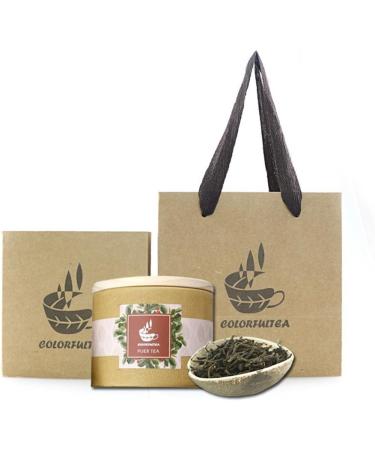 COLORFULTEA - 100g (3.5 oz) - Chinese Sheng Puerh Tea - Raw Puer Tea/Raw Pu Erh Tea - Premium Quality Unfermented Yunan Pu-erh Loose Leaf Tea - Buy Online on GoSupps.com
