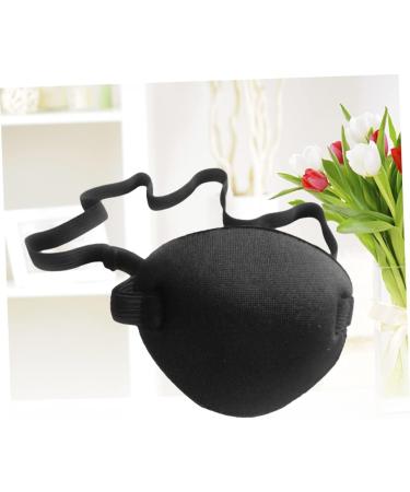 BCOATH 2pcs Lazy Eye Cover Eyepatch Pirate Eye Cover Adult Amblyopia Patches Pirate Cosplay Props Black - Buy Online on GoSupps.com