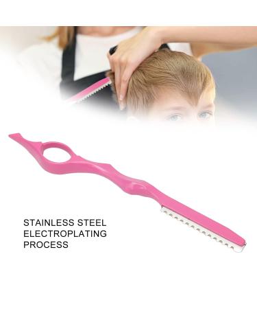 Professional Pink Hair Styling Razor - Stainless Steel Thinning Comb for Salon & Home Use - Buy Online on GoSupps.com
