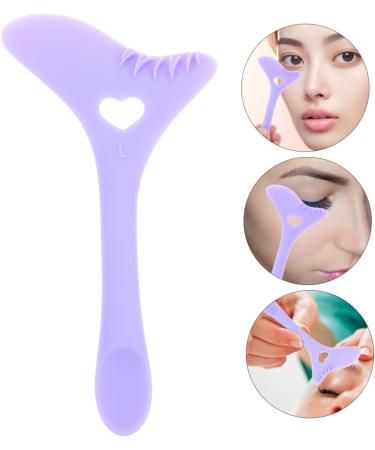 Balacoo Eyeliner Stamp Postage Stamps Eyeliner Pencil Silicone Eyeliner Stencils Makeup Tool Eyes Eye Shadow 12.00X6.00X0.50CM Purple - Buy Online on GoSupps.com