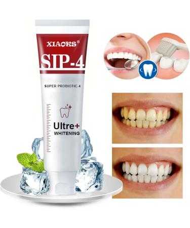 Probiotic Whitening Toothpaste for Sensitive Teeth Natural Gum Care and Fresh Breath Formula Stain Removal and Enamel Protection Mint Flavor 2.11 fl oz Mint 2.11 Fl Oz (Pack of 1) - Buy Online on GoSupps.com