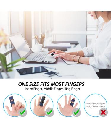 Echify Adjustable Finger Splints - 2-Pack Trigger Finger Orthosis with Aluminum Support for Arthritis & Injuries - Buy Online on GoSupps.com