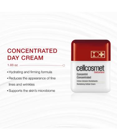 Cellcosmet Concentrated Day Face Cream - Revitalizing Anti-Aging Moisturizer for Glowing Skin (1.7 oz) | International Shipping Available - Buy Online on GoSupps.com