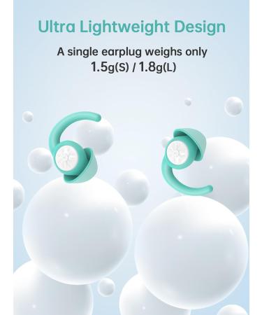 Buy Noise Cancelling Ear Plugs for Sleeping - 2 Pairs Soft Silicone Hearing Protection for Snoring & Construction | WH-Green - Buy Online on GoSupps.com