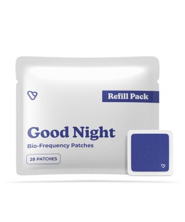 Good Night Patches | Vibrants Natural Sleep Patch | Refill Pack - 28 Bio-Frequency Patches for Sleep