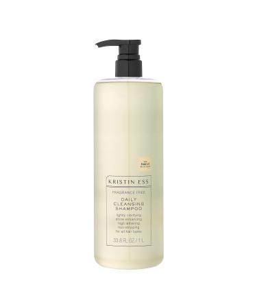 Kristin Ess Hair Fragrance Free Daily Cleansing Shampoo  Lightly Clarifying  Shine Enhancing  Vegan  Color + Keratin Safe  33.8 fl oz 33.8 Fl Oz (Pack of 1) - Buy Online on GoSupps.com
