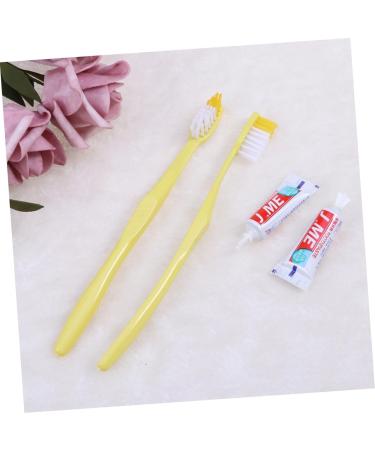 Minkissy 30-Piece Travel Toothbrush & Toothpaste Kit | Soft Bristles Oral Hygiene Set for Hotels & Travel - Buy Online on GoSupps.com