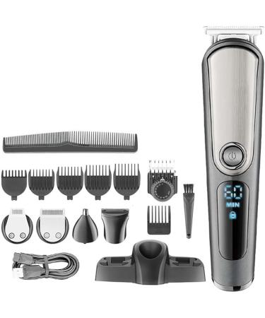 Pro Hair Clipper Hair Trimmer for Men Beard Grooming Kit Hair Clipper Electric Shaver Body Balls Face Nose Ear Trimmer Rechargeable - Buy Online on GoSupps.com