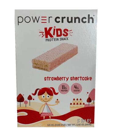 Power Crunch kids Snap Sticks Strawberry Shortcake 5ct box of 1