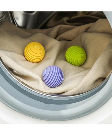 ZADFHSI Dryer Balls 3pcs Spherical Vane Lint Catcher Reusable Eco-Friendly Laundry Scrubbing Balls Household Washing Machine Laundry Ball Anti Static Ball for Reducing Wrinkles (2) - Buy Online on GoSupps.com