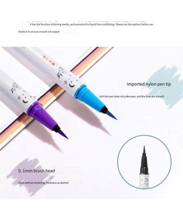 Meidimeijia Random color liquid eyeliner Ultra-fine tip waterproof long-lasting smudge-proof vibrant colors for precise eye makeup 0.8g (08# coffee orange) - Buy Online on GoSupps.com