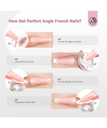 Saviland French Nails Stamp Set - Complete Nail Art Kit with UV Lamp Gel Polish & Stencils for Perfect Nail Designs - Buy Online on GoSupps.com