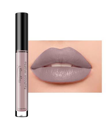 Allbesta Long Lasting Waterproof Liquid Matte Lipstick Matte Lip Gloss Waterproof Makeup Non-stick Cup (6#)