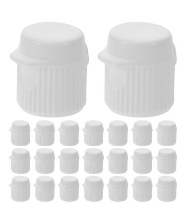 Gatuida 30pcs Plastic Toothpaste Caps Flip Top Covers Screw-in Lids Travel Toothpaste Tube Caps