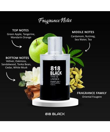 HP 818 Black Luxury Perfume for Men Parfum For Men's 100 ml - Buy Online on GoSupps.com