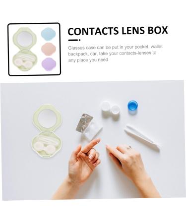 Healeeved 12-Piece Color Care Box - Silicone & Plastic Glasses Case Organizer Set for Double Glasses & Eye Care - Buy Online on GoSupps.com