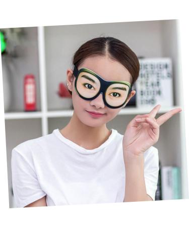 FRCOLOR Funny 3D Eye Sleeping Mask - Comfortable Blindfold for Travel Sleep & Relaxation | International Shipping Available - Buy Online on GoSupps.com