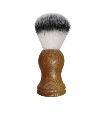 Brush pure shaving hair handle shaving wooden brush hairdresser razor for bald head wet (black one size) One Size Black