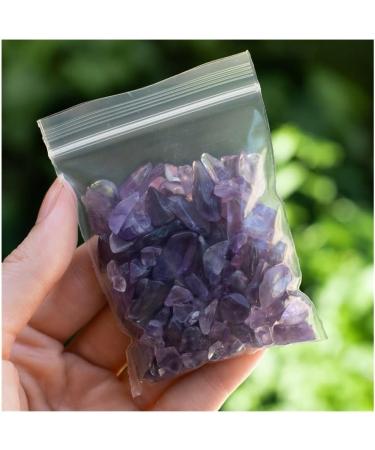 Amethyst Amethyst Crystal Chips Small Purple Gemstone Polished Stones - 50g Bulk Lot Natural Stones and Minerals - Buy Online on GoSupps.com