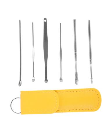 GOOHOCHY Portable Earwax Removal Tool Set Ear Cleaning Kit with Comfortable Massage Heads for Safe Earwax Extraction Lightweight and Travel-Friendly