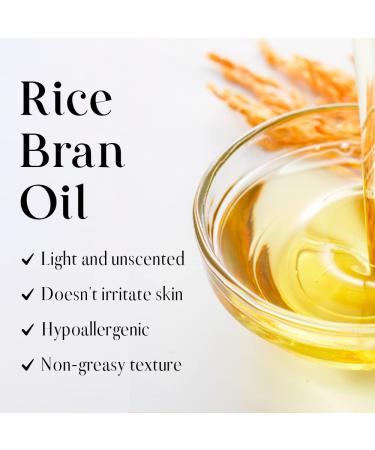 Buy 100% Natural Waterproof Makeup Remover & Rice Oil | 500ml Facial Cleanser & Effective Treatment for Stretch Marks - Buy Online on GoSupps.com