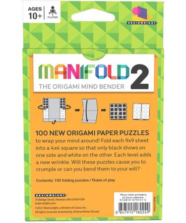 Brainwright Manifold 2 Origami Mind Bender Puzzle - Buy Online on GoSupps.com