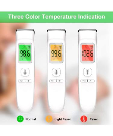 ZenLyfe Non-Contact Infrared Forehead Thermometer for Baby, Kids & Adults â€“ Accurate Instant Readings & LCD Display - Buy Online on GoSupps.com