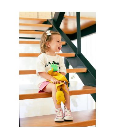 Doudou Bear Set - Soft Grey Bib & Teething Ring for Babies | International Shipping Available - Buy Online on GoSupps.com