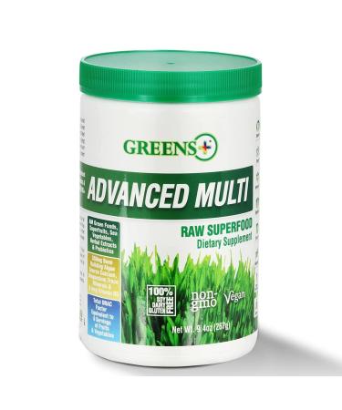 Greens Plus Advanced Multi Raw Superfood Greens Powder 9.4 oz  (276 g)