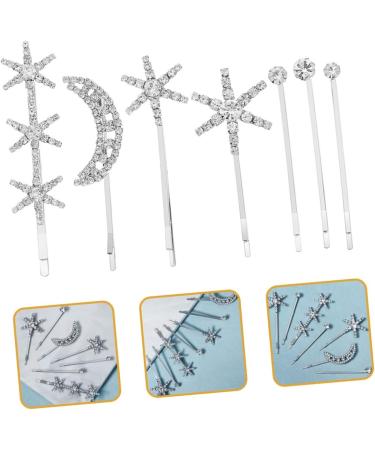 Mikinona 1 Set Fringe Bobby Pin Hair Accessories Wedding Hair Accessories for Women Side Clip Rhinestone Barrettes Girl Hair Clips Hair Barrette Hair Clips Star Hair Clip Alloy - Buy Online on GoSupps.com
