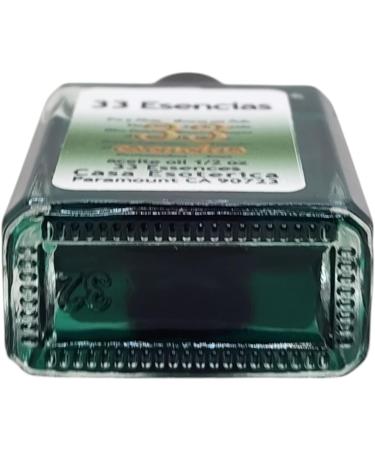 33 Essences Oil (33 Esencias Aceite) Spiritual Anointing Oil by CASA ESOTERICA MAGICK SPACE - Ultimate Spiritual Power - for Protection Healing & Success-0.5 FL OZ (3 Pack) - Buy Online on GoSupps.com