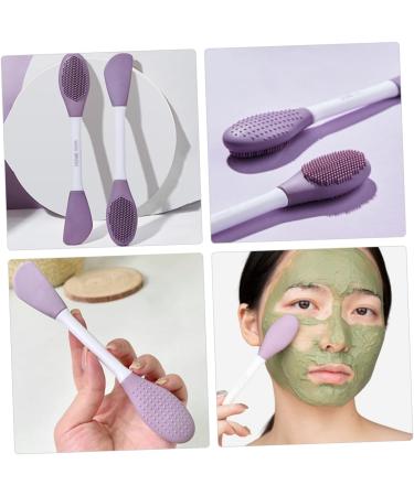 Ipetboom Silicone Cleansing Brush Wash Brush Silicone Applicator Cleanser Brush Clay Applicator Scrubbers Applier Dual Sided Applicator Plastic The Detergent - Buy Online on GoSupps.com
