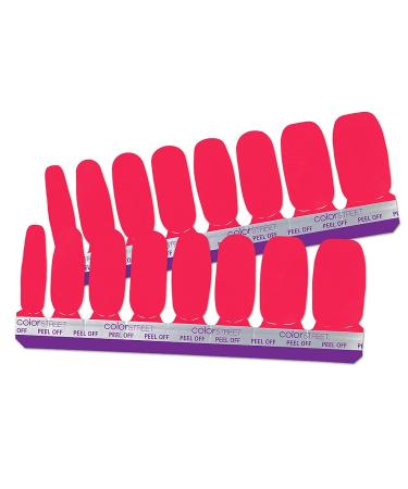 Color Street Nail Strips Kissing Booth - Admit One Collection Vivid Pink FMC259 - Buy Online on GoSupps.com