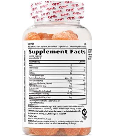 GNC Multivitamin+ Immune Support Gummies - Assorted Fruit Flavor - 60 Gummies - Buy Online on GoSupps.com