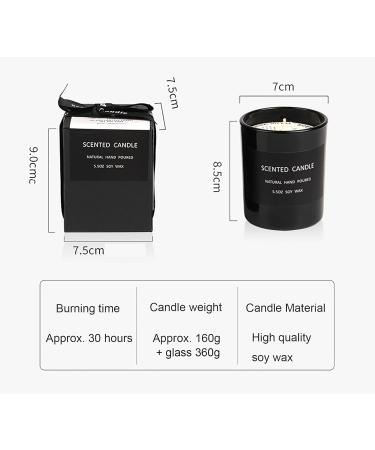 Luxury Aromatherapy Candles - Natural Soy Blend for Stress Relief & Meditation | White Tea Scent - Buy Online on GoSupps.com