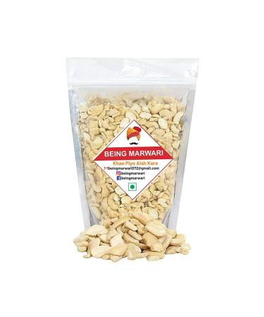 Being Marwari Broken 4-Piece Cashew Nuts Spit Cashews (Kaju 4 Tukda) 250g_Packing May Vary