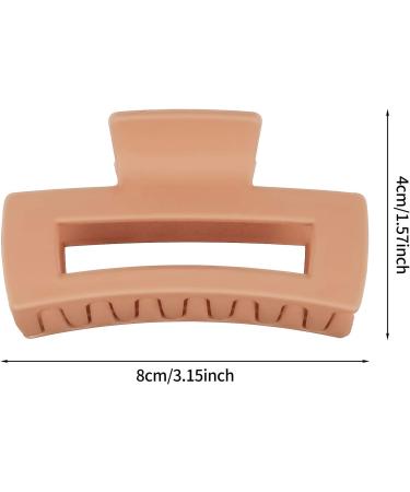 FANTESI 6 Pcs Big Claw Clips - Non-Slip Matte Jaw Clips for Women and Girls - Buy Online on GoSupps.com