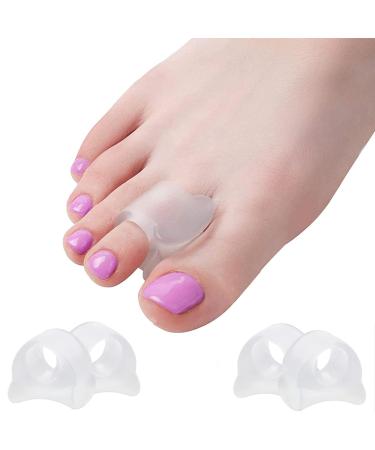 Feifanshop Gel Toe Separators - Overlapping Toe Relief Bunion & Toe Spreader | Pain Relief & Comfort for Feet - Buy Online on GoSupps.com
