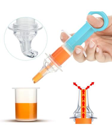 2 Pieces Baby Oral Feed Spray Liquid Feeder with Pacifier Head - Ideal for Newborns & Toddlers (Blue & Pink) - Buy Online on GoSupps.com