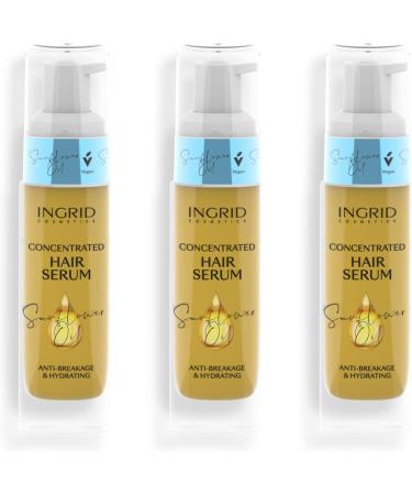 Vollar Cosmetics Olive Oil Hair Serum (1 x 30 ml) - Care serum for dry unruly and unmanageable hair - Enriched with olive oil - Buy Online on GoSupps.com